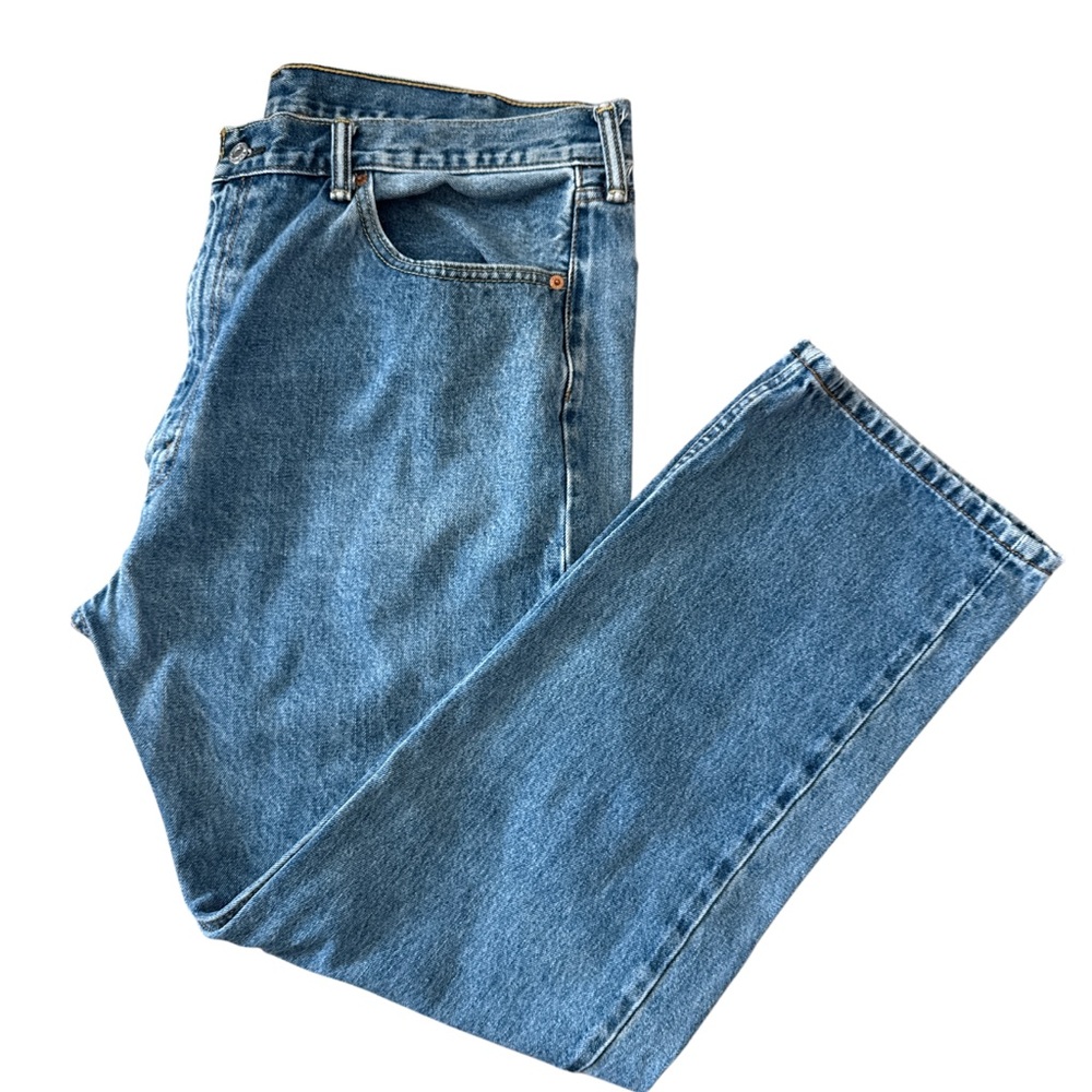 Levi’s 505 Regular Fit Straight Leg Jeans Men’s Size 42x32